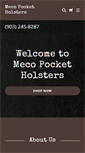 Mobile Screenshot of mecopocketholsters.com